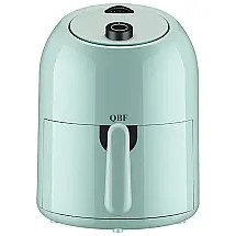 Fritadeira a ar elétrica Deluxe com controle de temperatura, cesta antiaderente, recurso de desligamento automático, QBF