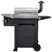 Churrasqueira a Pellet 8 em 1 Z GRILLS Preta, Ignição Automática, Controle Digital e Área de Cozimento 572 cm²