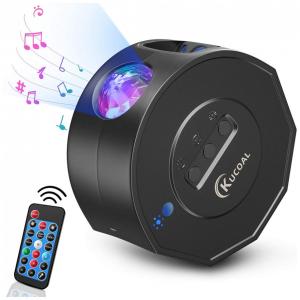 Kucoal Projetor Luz LED Galáxia Nebulosa com Bluetooth e Controle Remoto