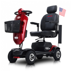 Cadeira de Rodas Elétrica Metro Mobility para Idosos, 136 kg de Capacidade, Assento para Adultos, Bateria de Longo Alcance e Caixa para