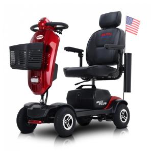 Cadeira de Rodas Elétrica Metro Mobility para Idosos, 136 kg de Capacidade, Assento para Adultos, Bateria de Longo Alcance e Caixa para