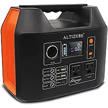 Estação de Energia Portátil Saída USB 5V 3A 9V 2A 300W Bateria de Lítio Luz SOS