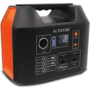 Estação de Energia Portátil Saída USB 5V 3A 9V 2A 300W Bateria de Lítio Luz SOS