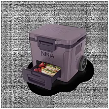 FrostVault 27.99 litros Wheeled geladeira with Cold Dry Zone in Plum