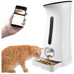 OWON Comedouro Automático 7.5L com Câmera 720 HD, Wi Fi, Controle por APP