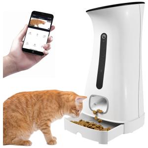 OWON Comedouro Automático 7.5L com Câmera 720 HD, Wi Fi, Controle por APP