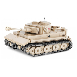 Kit de Construção Tanque Panzer VI Tiger 131 com 340 Peças, COBI, Marrom