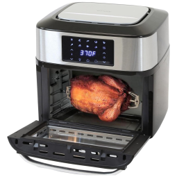 Desidratador de Alimentos 10 em 1 com 3 Bandejas, Capacidade 18L, 1800W, 110v, PARTYHUT, Prateado