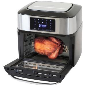 Desidratador de Alimentos 10 em 1 com 3 Bandejas, Capacidade 18L, 1800W, 110v, PARTYHUT, Prateado