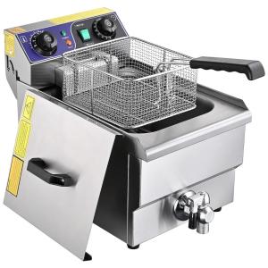 Fritadeira Elétrica Profissional 17 Litros de Capacidade, Aço Inoxidável, 110V 1500W, WeChef