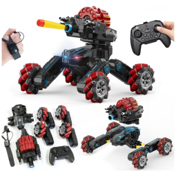 Carrinho de Controle Remoto 360 graus para Adultos e Crianças com Bateria Recarregável e Sensor de Gestos, BIWASE, Preto