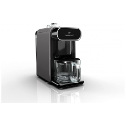 Máquina de Leite Vegetal ChefWave Milkmade Prata/Preta, 6 em 1, 1000W, Jarra de Vidro, Auto-Limpeza, Programação, 110V