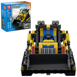 Kit de Construção Escavadeira com 514 Peças e Controle Remoto para Crianças Acima de 8 Anos e Adultos, Mold King, Amarela