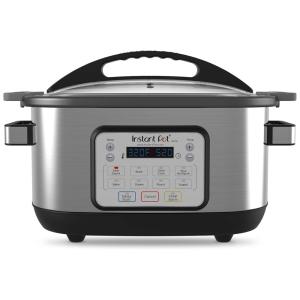 Panela Elétrica 10 em 1 Capacidade 5.6 L Painel de Controle Digital, 110V 1500W, Instante Pot Aura, Prateado