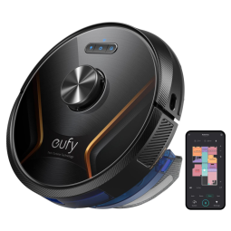 Aspirador de Pó Robô Eufy RoboVac X8 com Mapeamento Multinível e Sucção Forte 2000PA, 110V, Preto