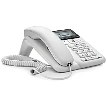 Telefone com Fio com Tecla Grande, Secretária Eletrônica e Bloqueador, MOTOROLA CT610, Branco