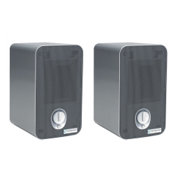 Purificador de Ar 4 em 1 com Filtro HEPA e 3 Velocidades, 2UN, 110V, GermGuardian, Cinza