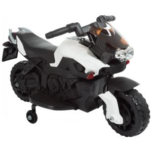 Moto Elétrica Infantil a Bateria 6V com Sons e Luzes, Idade Rec 3 a 6 Anos, Branca, LIL RIDER, Branco
