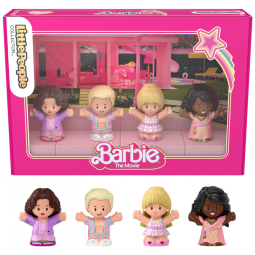 Miniaturas de Barbie o Filme com 4 Personagens, LittlePeople Collector