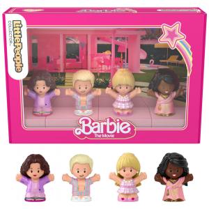 Miniaturas de Barbie o Filme com 4 Personagens, LittlePeople Collector