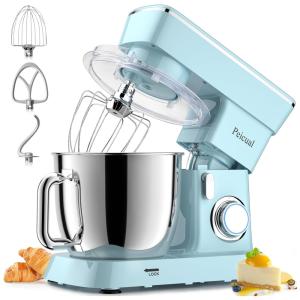 Batedeira de Bancada 5L com 10 Velocidades, Aço Inoxidável, 800W, 110v, PEICUAL, Azul