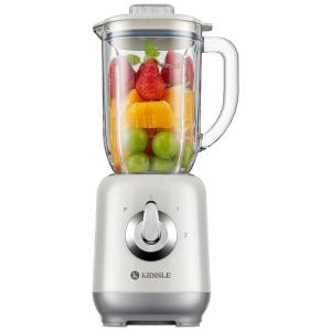 Liquidificador 1L com Jarro de Vidro, 3 Velocidades e Trava de Segurança, 700W, KIDISLE, Creme