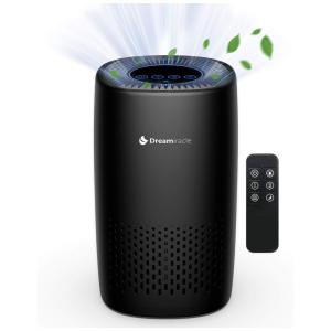 Dreamiracle Purificador de Ar Automático com Filtro HEPA AF 2800 FIL, Área de 25 m2,com Controle, 110V, 8W, Preto