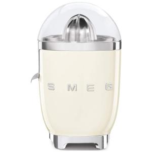 Espremedor de Frutas Elétrico Retro para e Limão, Aço Inoxidável, 80W, 110v, SMEG CJF01CRUS, Creme