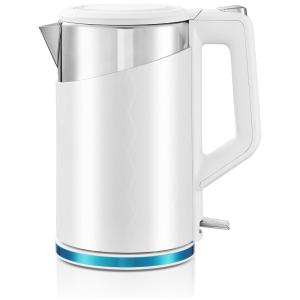 Chaleira Elétrica 1.8L, Aço Inoxidável, 1200W, 110v, WEKING WK 6017, Branco