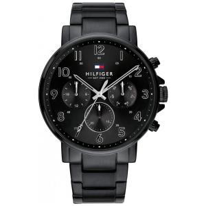Relógio Masculino de Quartzo e Aço Inoxidável, TOMMY HILFIGER 1710383, Preto
