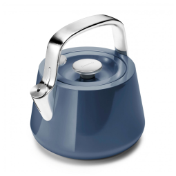 Chaleira de Chá Alcaravia Caraway 2 Litros em Aço Inoxidável com Apito, Azul