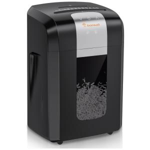 Fragmentadora de Papel Triturador de Documentos 14 Folhas, Corte Transversal e 4 Níveis, 110V, Bonsaii