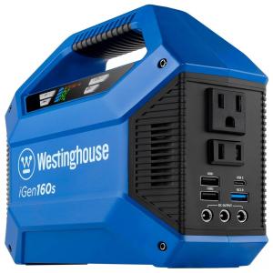 Estação de Energia Portátil Westinghouse iGen160s 155W, Lithium, 110V, 100W AC