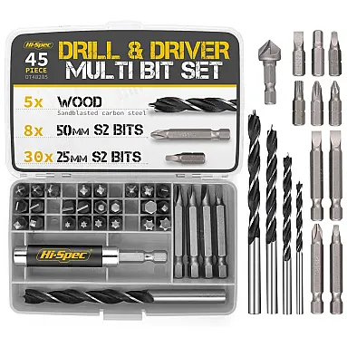 Kit de Brocas 45 Peças