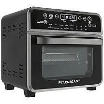 Forno Elétrico de Bancada 16 Litros com 16 Modos e Controle Digital, 110V 1600W Ptarmigan, Preto