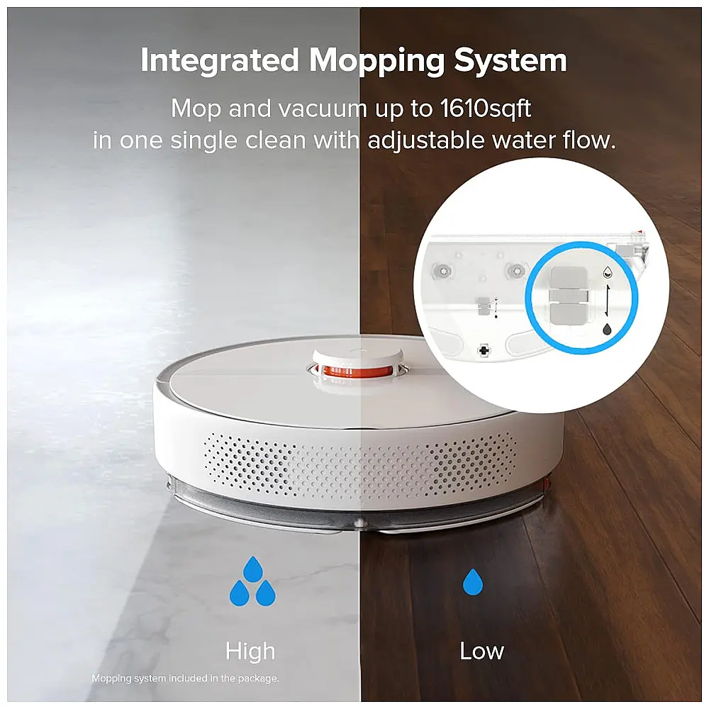 Roborock S6 Pure Aspirador Robô Controle de Voz Área 149m2 — foto 2