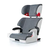 Assento Infantil para Carro com Encosto Alto e Uso de até 10 anos, Peso Indicado 18 a 45 kg, Marshmallow, CLEK, Branco