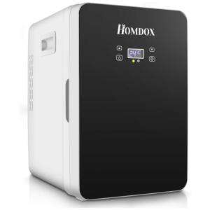 Mini Geladeira e Frigobar para carro, Portátil, 12V 20L, AC, DC, 110v, OVELOXE, Preto