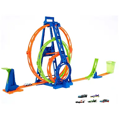 Pista Triple Loop Slam Car,