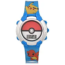 Relógio Digital de Quartzo para Crianças de 5 até 15 Anos, Pokemon, Azul