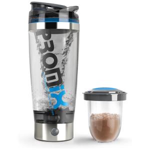 Mini Liquidificador Portátil 590mL em Aço Inoxidável, Recarregável, 110v, PROMIXX iX, Cinza