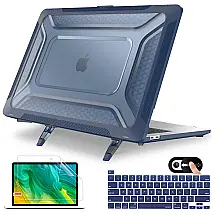 Capa Rígida Antichoque Azul-Marinho para MacBook Pro 16″ (2019-2021, Modelo A2141 com Touch ID) – Mektron