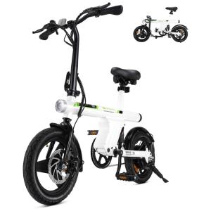 Mini Bicicleta Elétrica U1 Isinwheel – Compacta, Dobrável, Motor 500 W, Bateria 36V 7,8Ah, 3 Modos, Freios a Disco