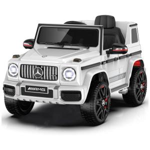 Carro Elétrico Infantil a Bateria com Controle Remoto, Farol LED, Reprodutor de Música e Tração nas 4 Rodas com Opção de 2 Rodas, 24V