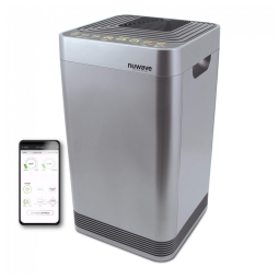Purificador de Ar com Filtro HEPA, Área até 110 m2 e Controle por APP, Nuwave, Cinza