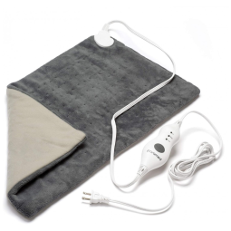 Bolsa Quente Elétrica 30x60cm, Autodesliga, 3Temp, PARAMED, Cinza