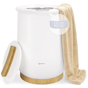 Aquecedor de Toalha Elétrico com 3 Modos de Aquecimento, Temporizador de Atraso até 24H e Tempo de Aquecimento Ajustável, 110V, Keenray