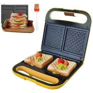 Saúde e Lar Suicheira Antiaderente 500W, amarelo, 110v, HEALTH AND HOME, Amarelo