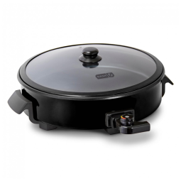 Frigideira Elétrica Dash Família Grande com Superfície Antiaderente de 35,56 cm e Livro de Receitas para Pizza, Hambúrgueres, Cookies