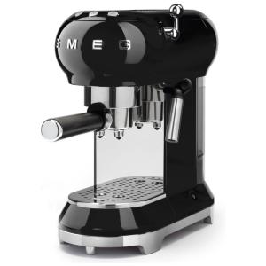 Cafeteira Elétrica 50s Retro Expresso 15 Bar Capacidade 1L 1300W, SMEG ECF01 BLUS, Preto
